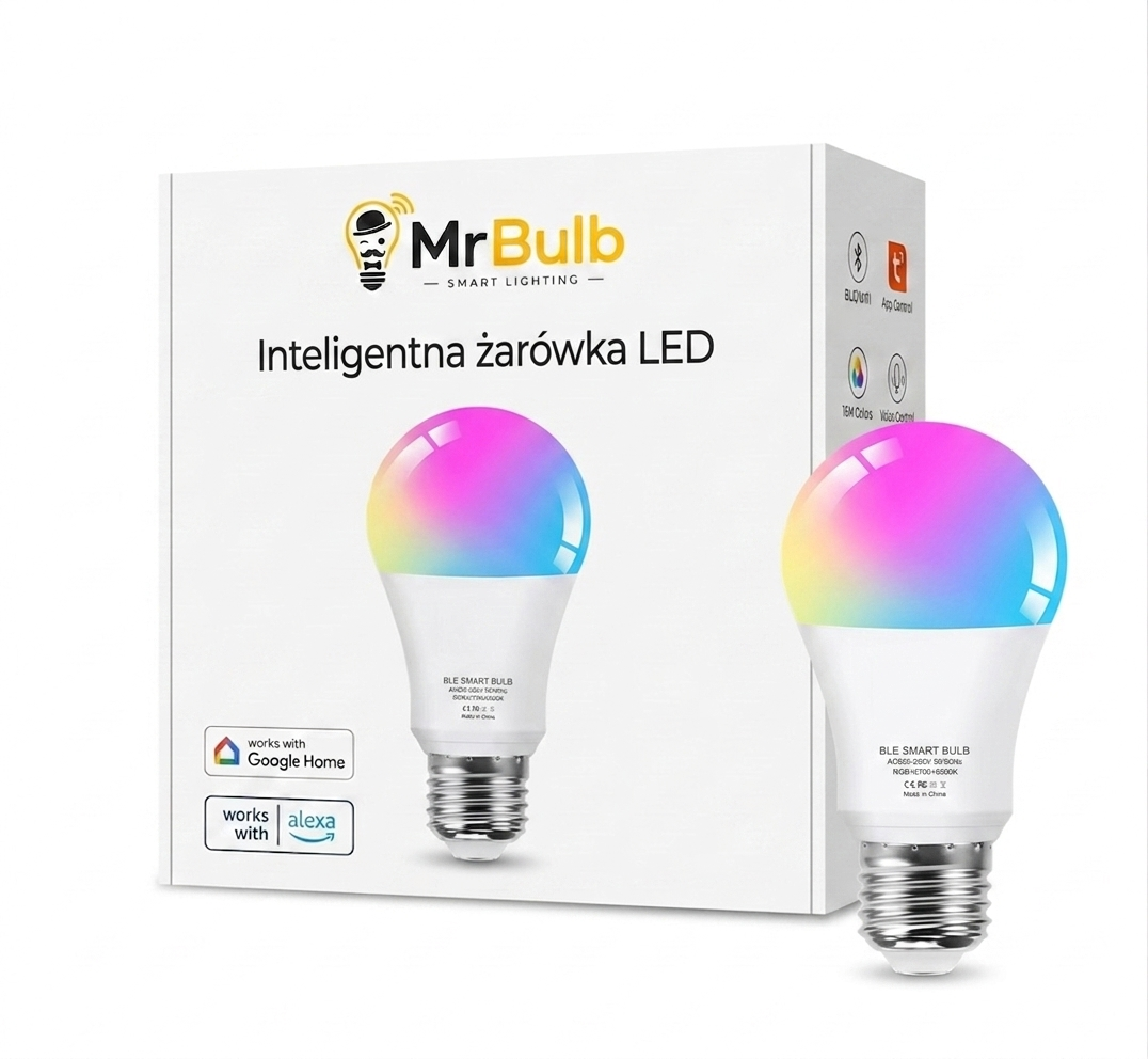MrBulb Pro - Inteligentna żarówka RGB WiFi sterowana aplikacją